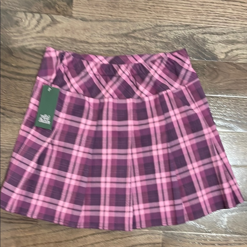 Plaid Pink Skirt